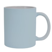 Kit 12 Caneca de Cerâmica Para Sublimação Azul Bebê Candy Fisca de 325ml