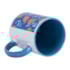 Kit 12 Canecas de Cerâmica Branca Para Sublimação Com Interior/Alça Azul Light de 325ml