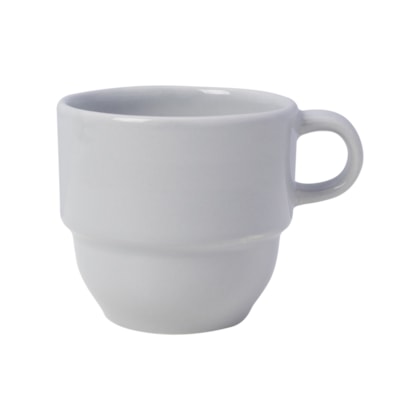 Kit 12 Canecas de Cêramica Para Sublimação Torre Cinza Claro Inverno de 200ml