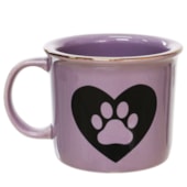 Kit 12 Canecas de Cerâmica Tipo Esmaltada Roxa 280ml Para Sublimação