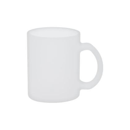 Kit 12 Canecas Para Sublimação de Vidro Jateado 325ml