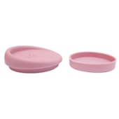 Kit 12 Tampas E Base de Silicone Para Caneca - Rosa Kit 12 Tampas E Base de Silicone Para Caneca - Rosa