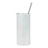 Kit 2 Copo Inox Com Tampa E Canudo Para Sublimação de 450ml