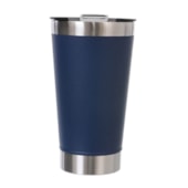 Kit 2 Copo Térmico Special Light  Azul de Inox Com Tampa de 500ml