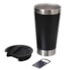 Kit 2 Copo Térmico Special Light Preto de Inox Com Tampa de 500ml