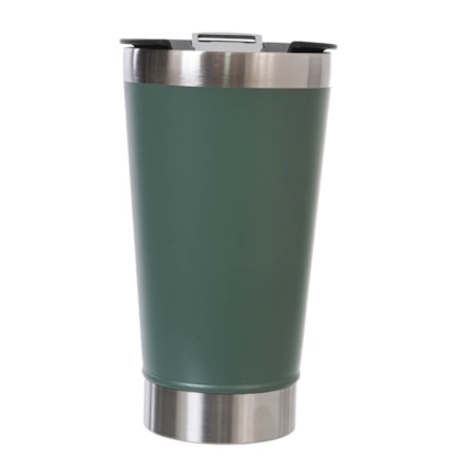 Kit 2 Copo Térmico Special Light  Verde de Inox Com Tampa de 500ml