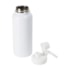 Kit 2 Garrafa Squeeze Para Sublimação Térmica Com Tampa Emborrachada Branca de 900ml