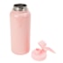 Kit 2 Garrafa Squeeze Para Sublimação Térmica Com Tampa Emborrachada Rosa de 900ml