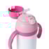 Kit 2 Garrafa Térmica Inox Para Sublimação Com Pegador Rosa de 330ml