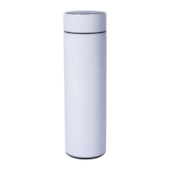 Kit 2 Garrafa Térmica Para Sublimação de Inox Com Infusor E Display de Temperatura Branca 400ml