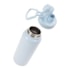 Kit 2 Garrafas Squeezes Para Sublimação Térmica Com Tampa Emborrachada Azul de 900ml
