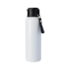 Kit 2 Garrafas Térmica Branca Inox Com Alça de Courino 500ml- Sem Resina