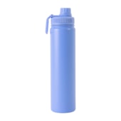 Kit 2 Garrafas Térmica Inox Emborrachada Fresh Para Sublimação Azul Fosca 750ml