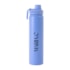 Kit 2 Garrafas Térmica Inox Emborrachada Fresh Para Sublimação Azul Fosca 750ml
