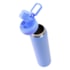 Kit 2 Garrafas Térmica Inox Emborrachada Fresh Para Sublimação Azul Fosca 750ml