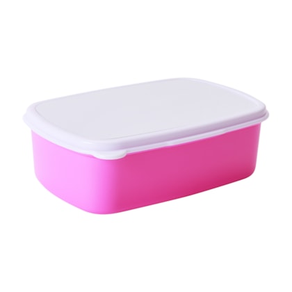 Kit 2 Potes Versatile Com Chapa de Alumínio Na Tampa Para Sublimação Rosa