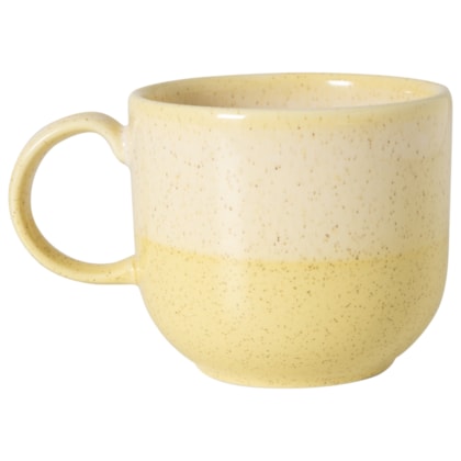 Kit 4 Caneca de Cerâmica Bold Amarelo Verão 480ml - Sem Resina