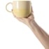 Kit 4 Caneca de Cerâmica Bold Amarelo Verão 480ml - Sem Resina