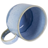 Kit 4 Caneca de Cerâmica Bold Azul Mar 480ml - Sem Resina