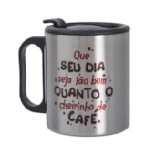 Kit 4 Caneca Viagem Para Sublimação Com Tampa 250ml de Inox