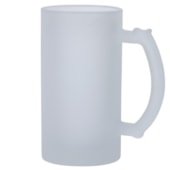 Kit 4 Canecas de Chopp Para Sublimação Com Vidro Jateado 475ml