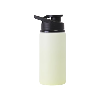 Kit 4 Garrafa de Alumínio Magic Para Sublimação Verde Limão Fosca de 500ml