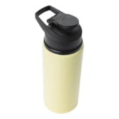 Kit 4 Squeeze Garrafa Com Tampa E Alça de 600ml Para Sublimação Amarelo