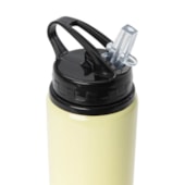 Kit 4 Squeeze Garrafa Para Sublimação Com Bico Retrátil Amarelo dolce de 600ml