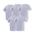 Kit 5 Camisetas Infantil Poliéster Branca Para Sublimação Tam 12