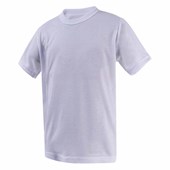 Kit 5 Camisetas Infantil Poliéster Branca Para Sublimação Tam 16