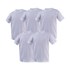 Kit 5 Camisetas Infantil Poliéster Branca Para Sublimação Tam 4