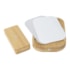 Kit 5 Porta Retrato de Bambu Retangular Magnético Para Sublimação