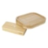 Kit 5 Porta Retrato de Bambu Retangular Magnético Para Sublimação