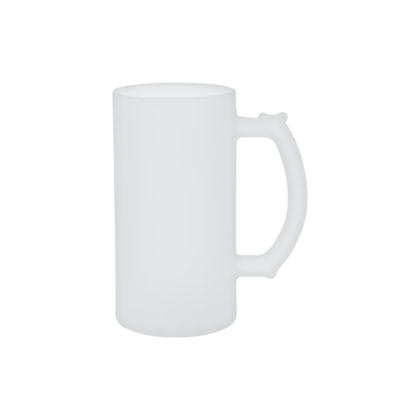 Kit 6 Canecas de Chopp Para Sublimação de Vidro Jateado 475ml