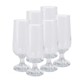 Kit 6 Copo Taça Sem Resina Hannover Vidro Incolor 300ml