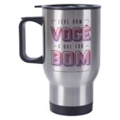 Kit 6 Copo Térmico Para Sublimação de Inox Com Tampa - 475ml