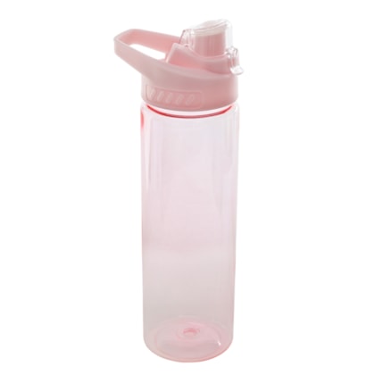 Kit 6 Garrafa Squeeze de Plástico Sport Rosa 700ml