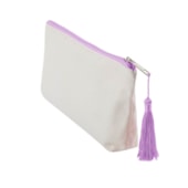 Kit 6 Necessarie Para Sublimação Com Zíper 15x24cm Lílas
