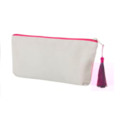 Kit 6 Necessarie Para Sublimação Com Zíper 15x24cm Rosa