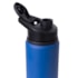 Kit 6 Squeeze Aluminio Azul Fosco 650ml