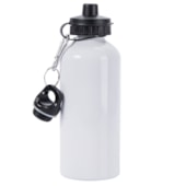 Kit 6 Squeeze Garrafa Branca Com dois Bicos Para Sublimacao de 600ml