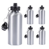 Kit 6 Squeeze Garrafa Com dois Bicos Para Sublimação de 600ml