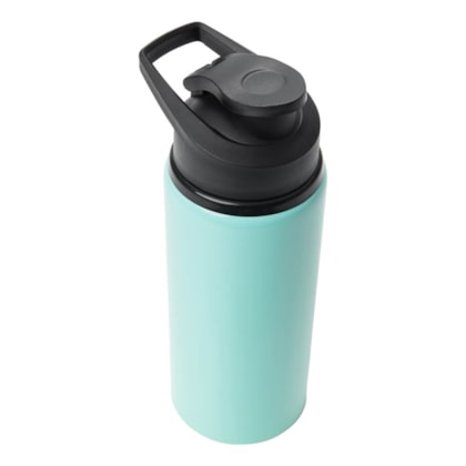 Kit 6 Squeeze Garrafa Com Tampa E Alça de 600ml Para Sublimação Verde