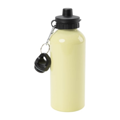 Kit 6 Squeeze Garrafa dolce Com dois Bicos Para Sublimacao Amarela de 600ml