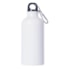 Kit 6 Squeeze Garrafa Mosquetão de Alumínio Branco 500ml - Sem Resina