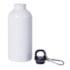 Kit 6 Squeeze Garrafa Mosquetão de Alumínio Branco 500ml - Sem Resina
