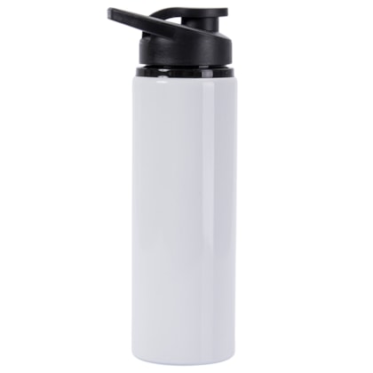 Kit 6 Squeeze Garrafa  Para Sublimação de Alumínio Branco 750ml