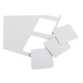 Kit Com 30 Unidades de Imã Quadrado Pet 50x50mm Para Sublimação