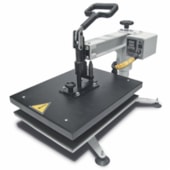 Kit Prensa Térmica para Sublimação Magic Machine A3 com Módulo Cilíndrico e Formas Plana