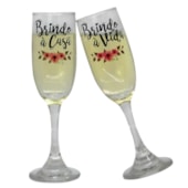 Taça De Espumante De Vidro 183 ml Para Sublimação (c/ 6 pc)